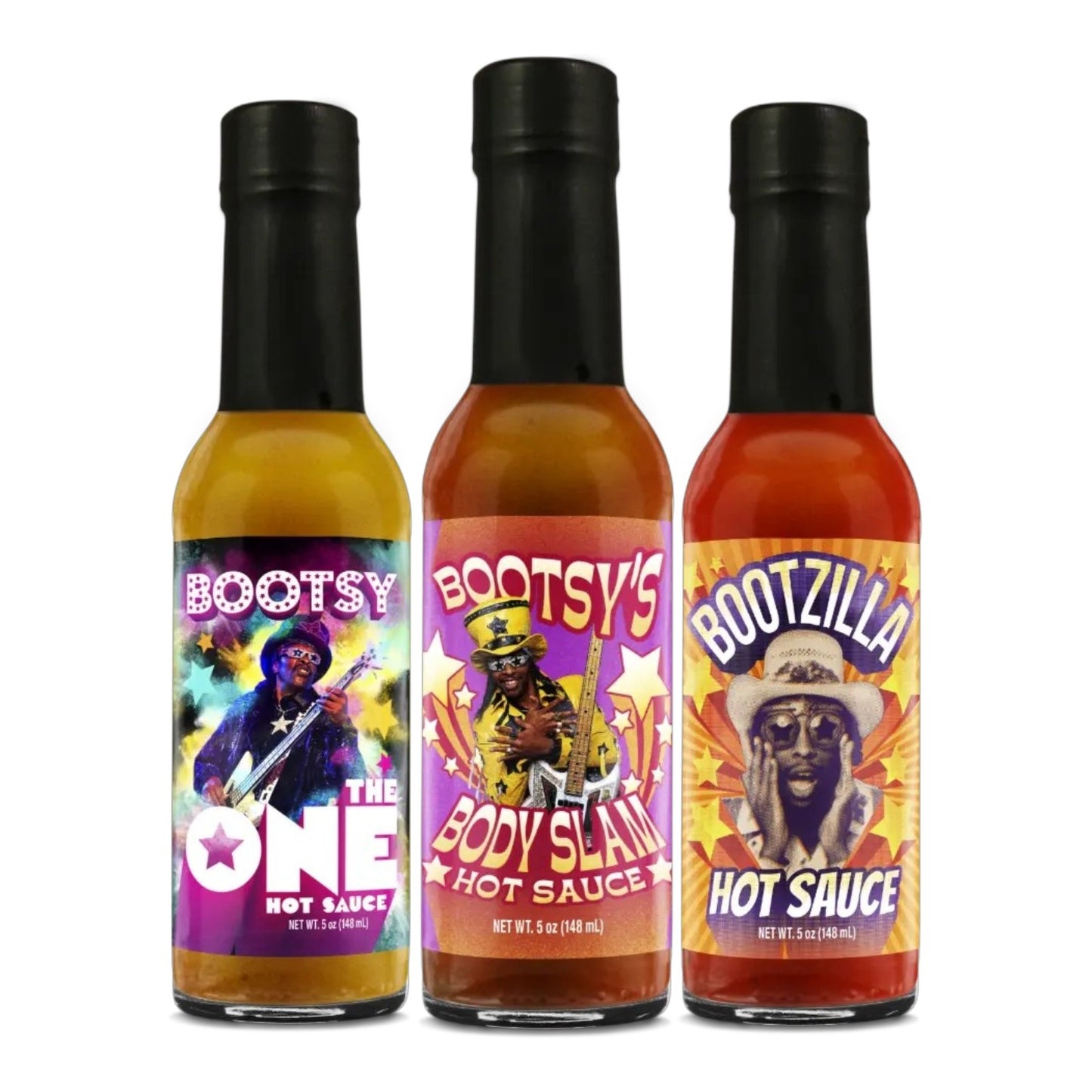 Bootsy Collins Hot Sauce 3 Pack