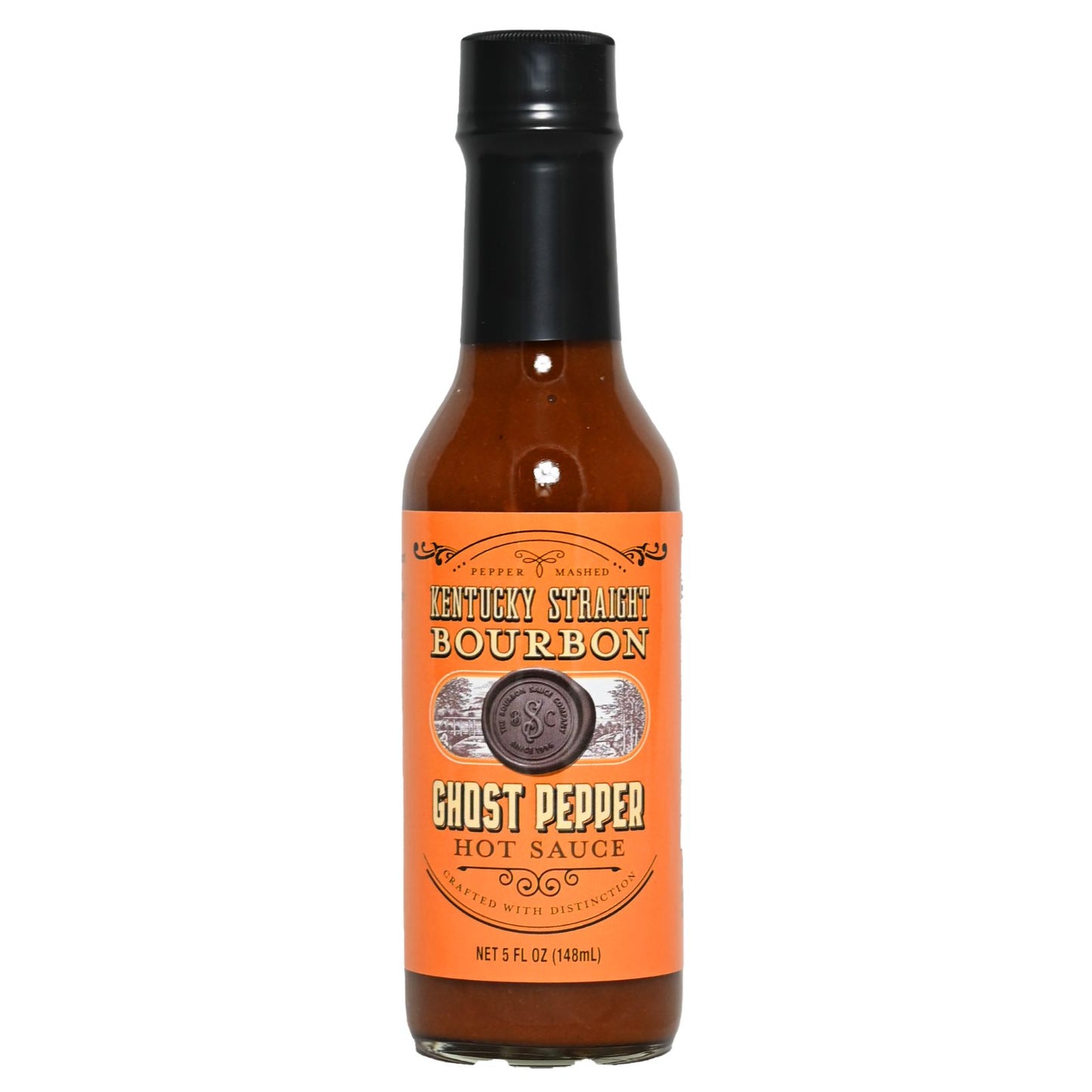 Kentucky Straight Bourbon Ghost Pepper Hot Sauce