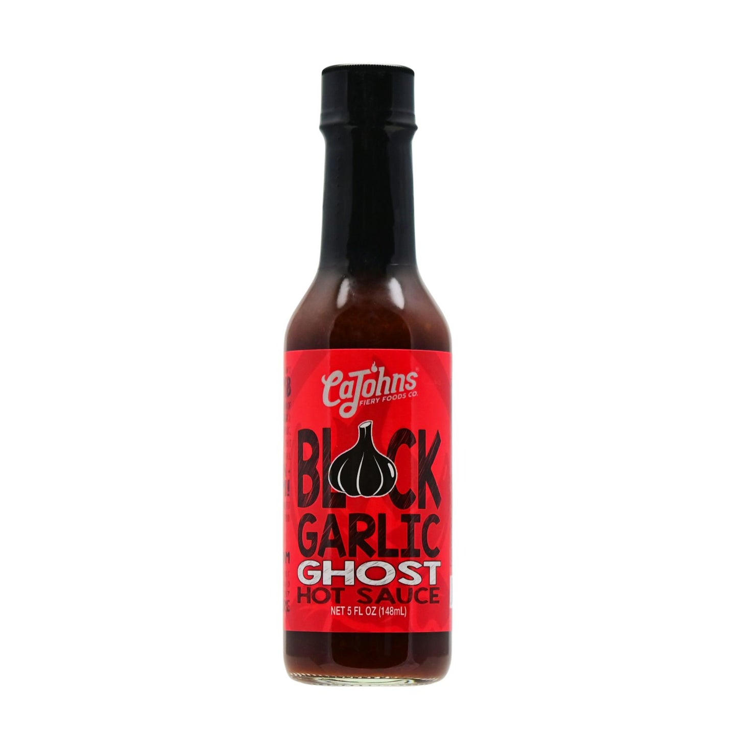 CaJohns Black Garlic Ghost Hot Sauce