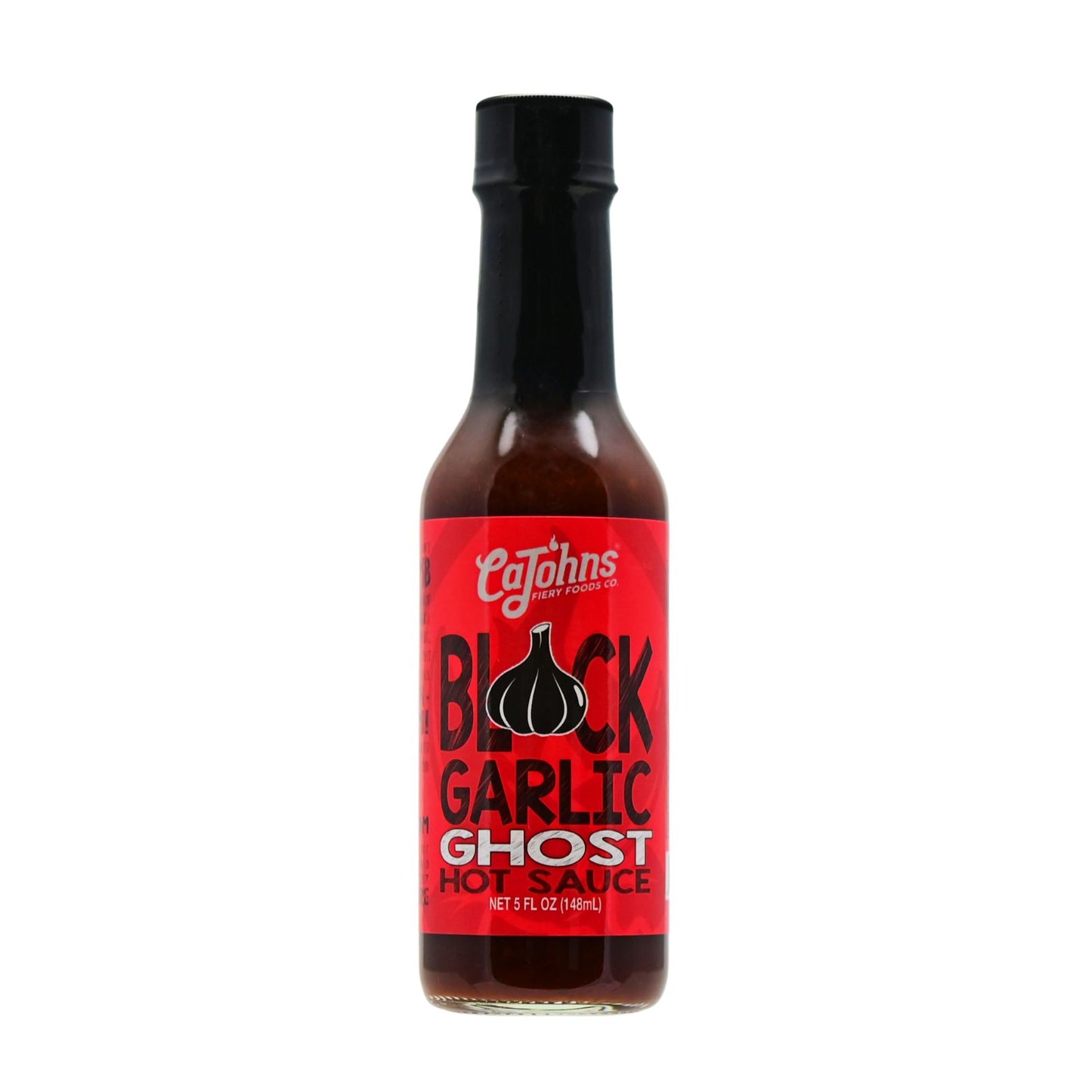 CaJohn's Black Garlic Ghost Hot Sauce