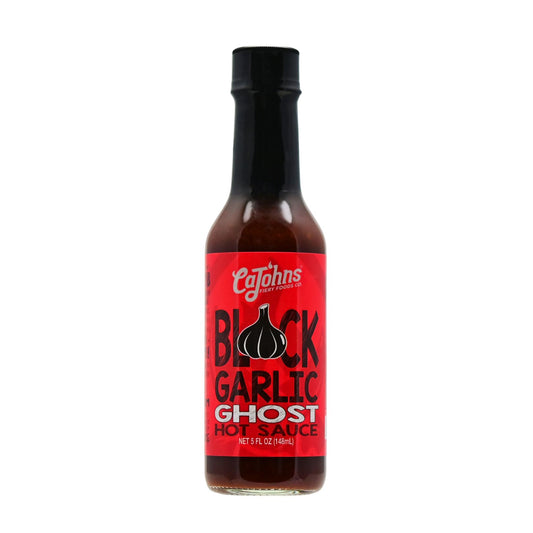 CaJohns Black Garlic Ghost Hot Sauce
