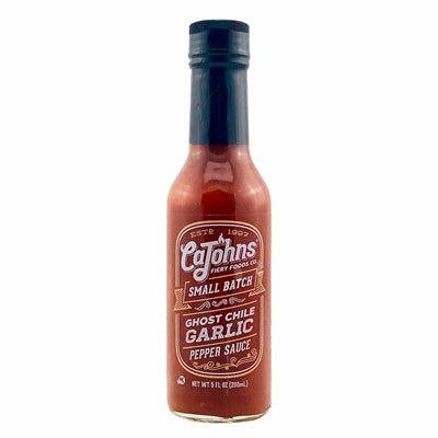 CaJohns Small Batch Garlic Ghost Pepper Sauce