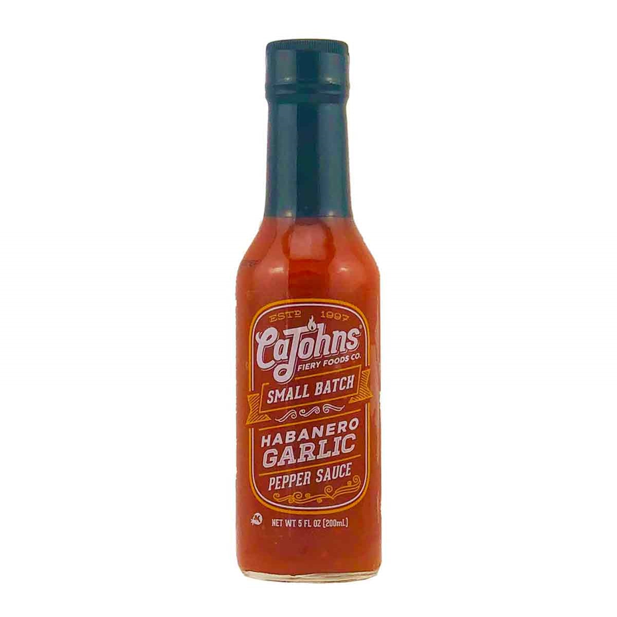 Cajohn's Small Batch Garlic Habanero Hot Sauce