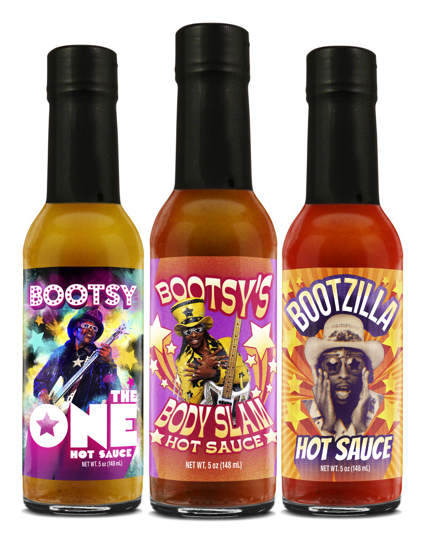Bootsy Collins Hot Sauce 3 Pack