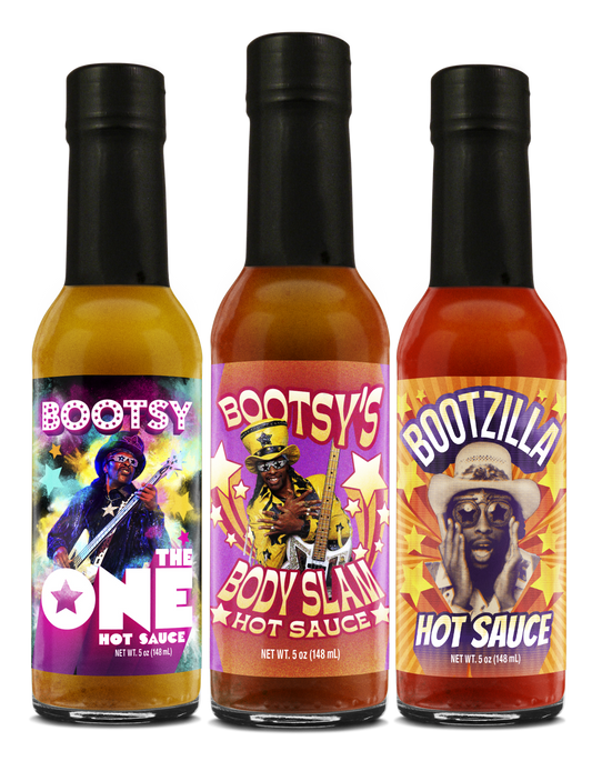 Bootsy Collins Hot Sauce 3 Pack