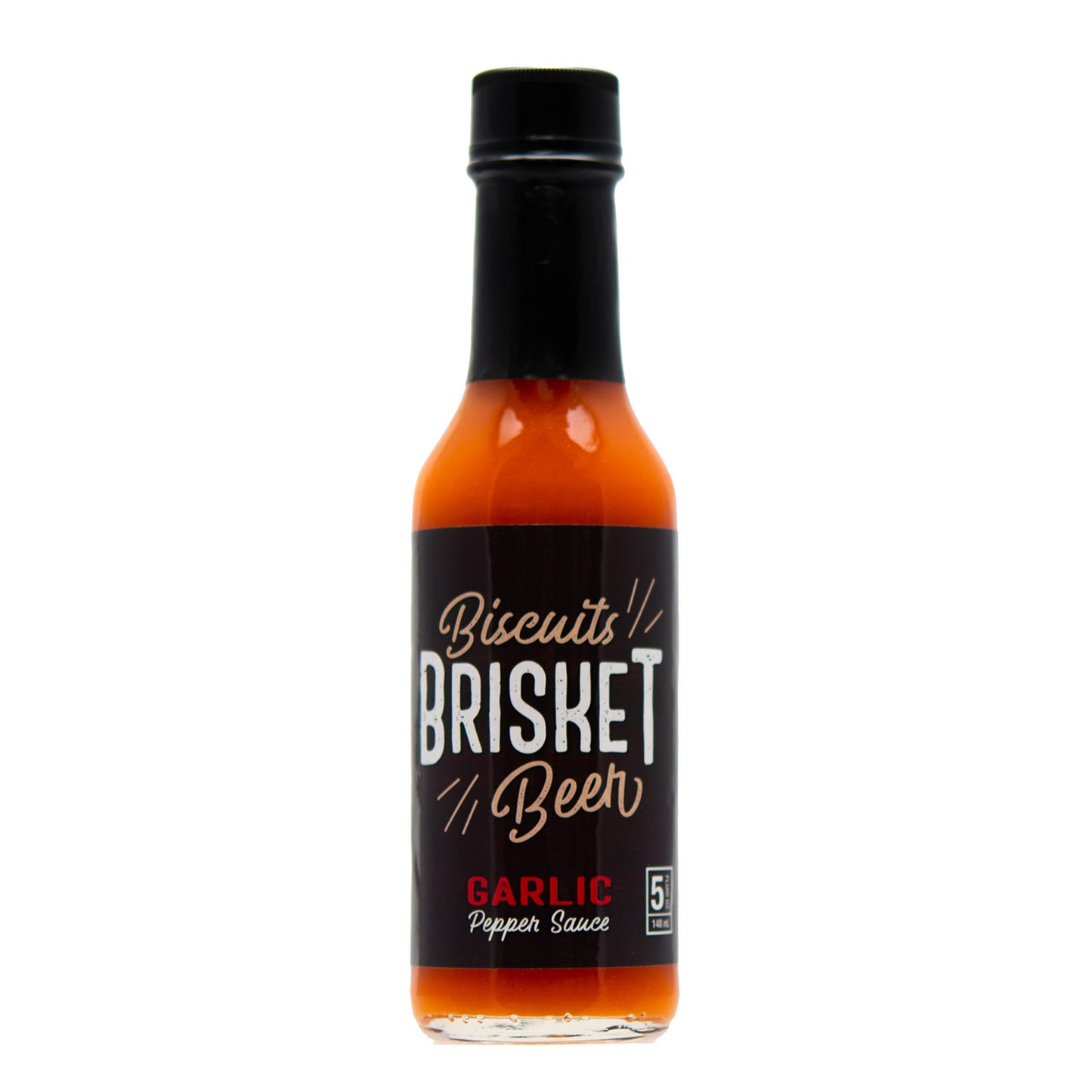 Biscuits, Brisket and Beer Garlic Habanero Hot Sauce