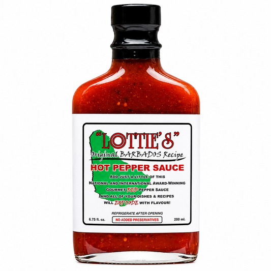 Lottie's Original Barbados Red Hot Pepper Sauce