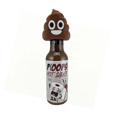 P(OOPS) Hot Sauce with Poop Emoji