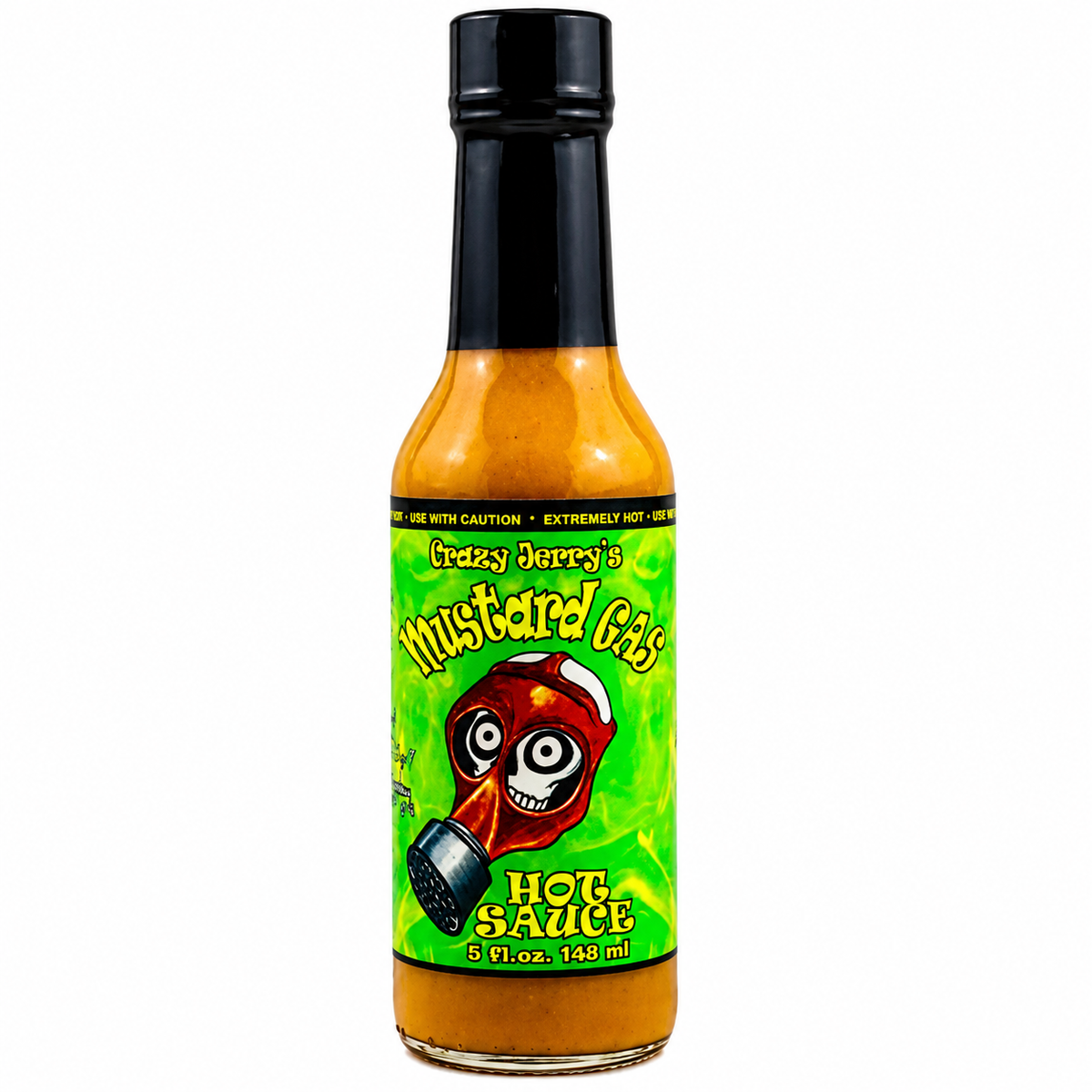 Crazy Jerry's Mustard Gas Hot Sauce