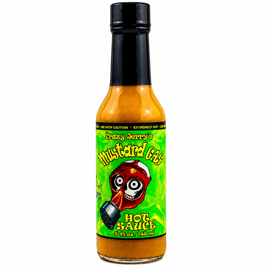 Crazy Jerry's Mustard Gas Hot Sauce
