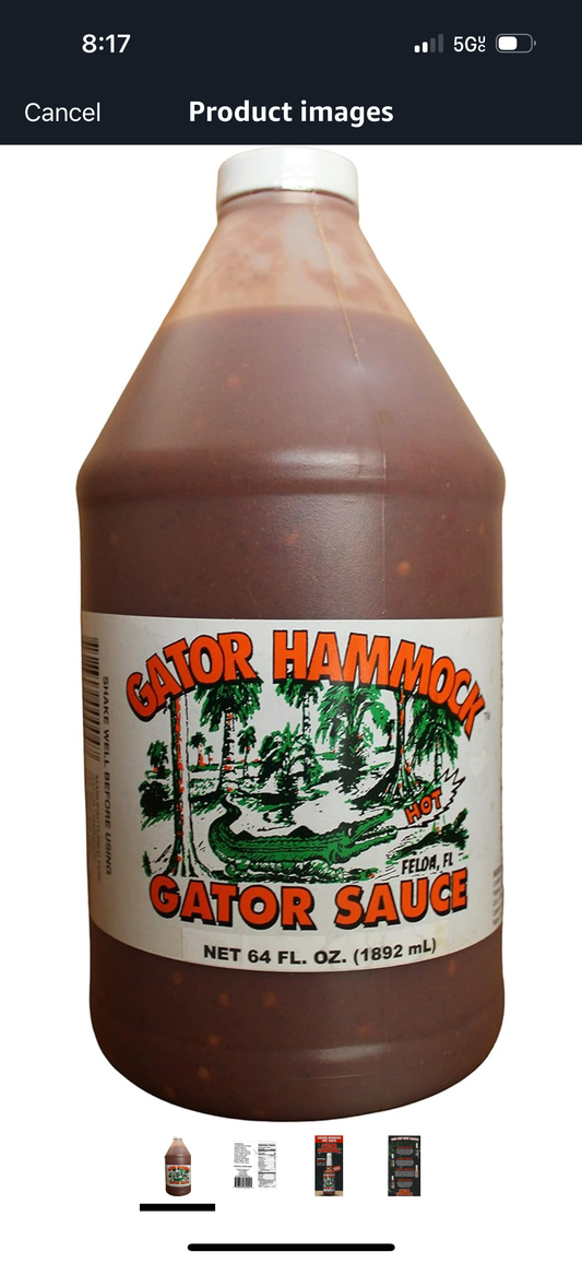Gator Hammock Gator Sauce Gallon