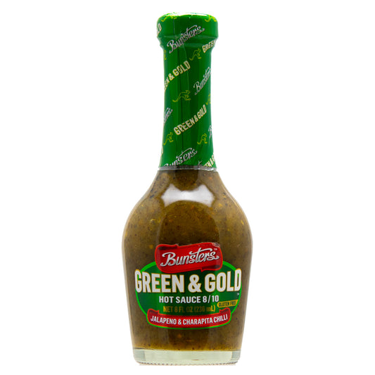 Bunsters Green and Gold Hot Sauce