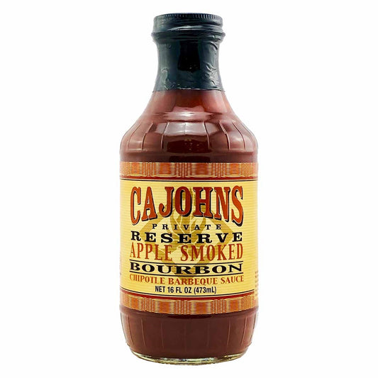 CaJohns Apple Smoked Bourbon Chipotle Barbecue Sauce