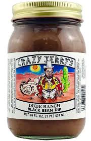 Crazy Jerry's Spicy Dude Ranch Durty Black Bean Dip