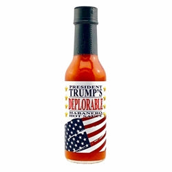 President Trump's DEPLORABLE Habanero Hot Sauce