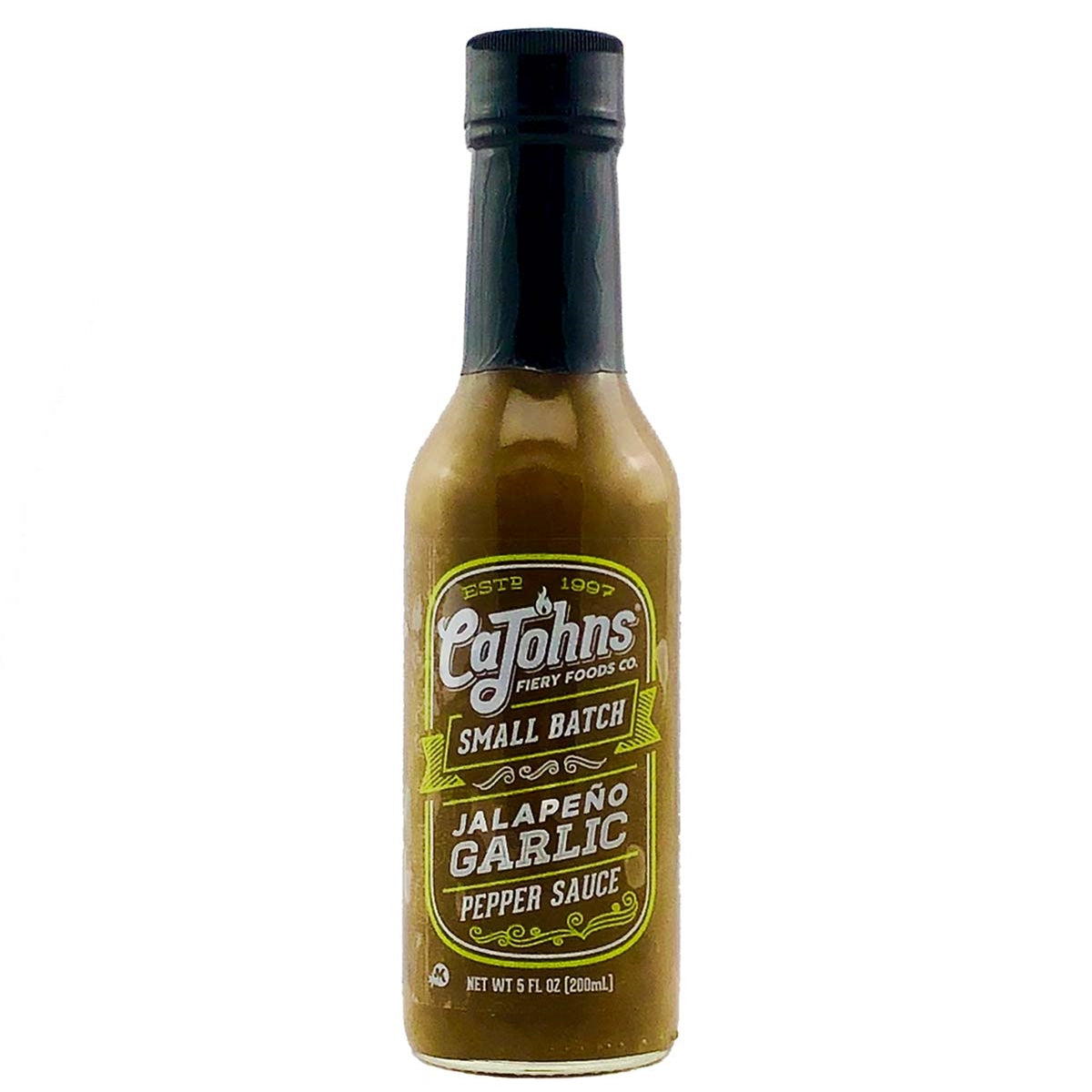 Cajohn's Small Batch Garlic Jalapeno Pepper Sauce