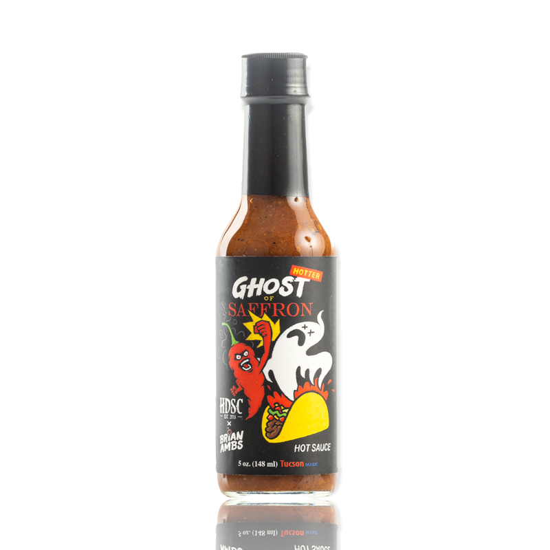High Desert Sauce Co. Hotter Ghost of Saffron Hot Sauce