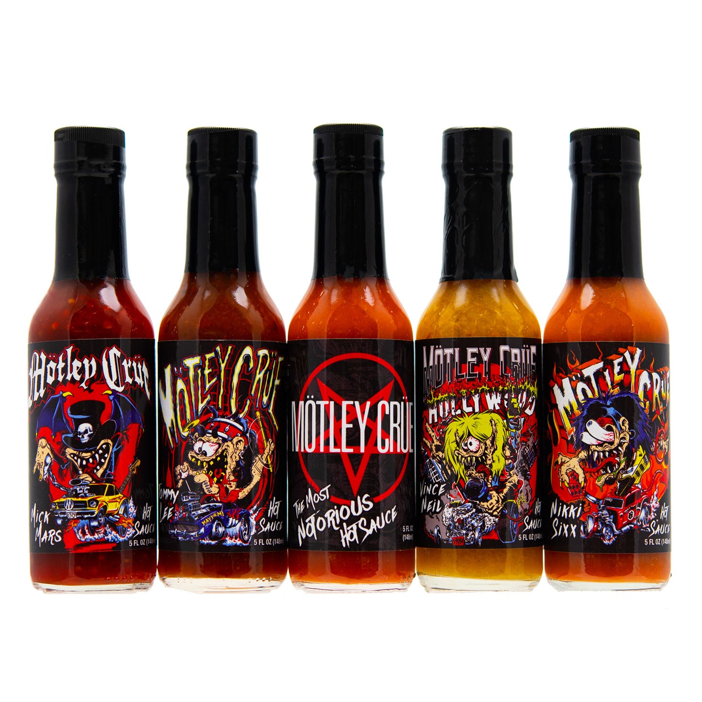 Mötley Crüe the Most Notorious Hot Sauce Collection