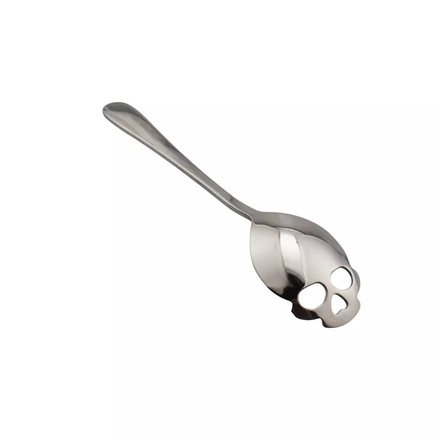 Silver Skull Spoon